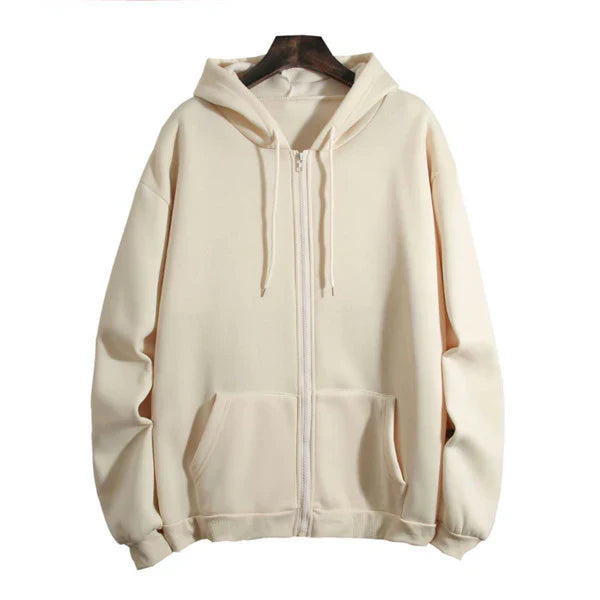 Women's Soft Oversized Zipper Hoodie - Nocini