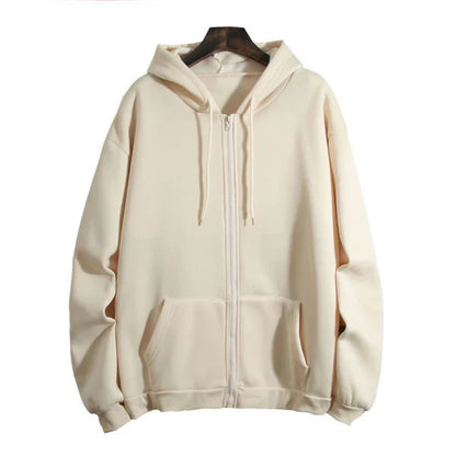 Women's Soft Oversized Zipper Hoodie - Nocini