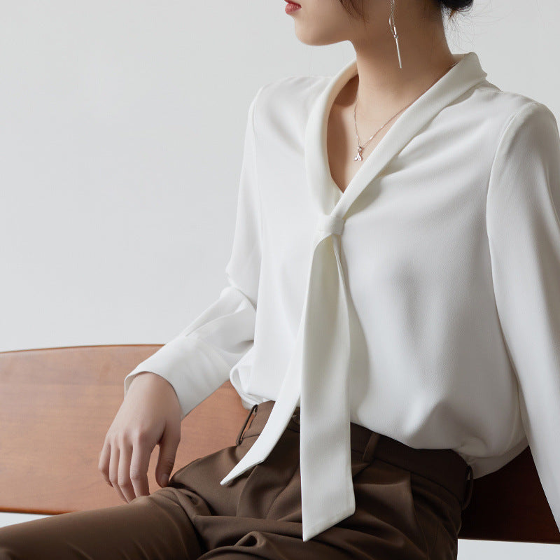 Elegant Silk Necktie Top