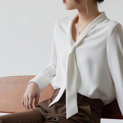 Elegant Silk Necktie Top
