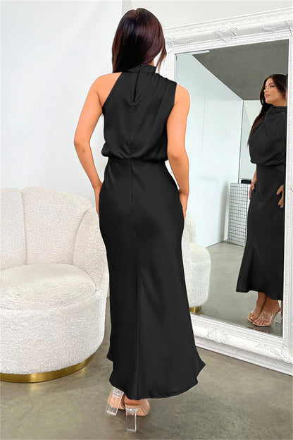 Luxurious Silk Floor Length Dress