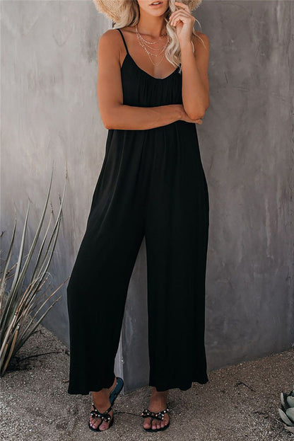 Comfortable Women's Full Length Jumpsuit with Pockets - Nocini