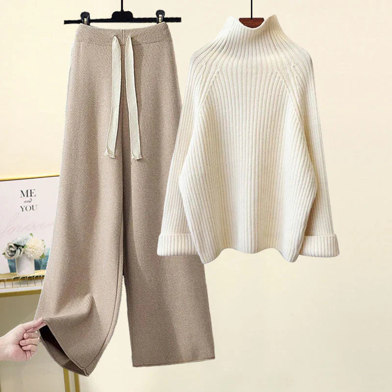 Cozy Oversized Sweater Two Piece Set