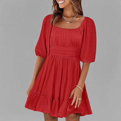 Casual Mini Cotton Dress for Women