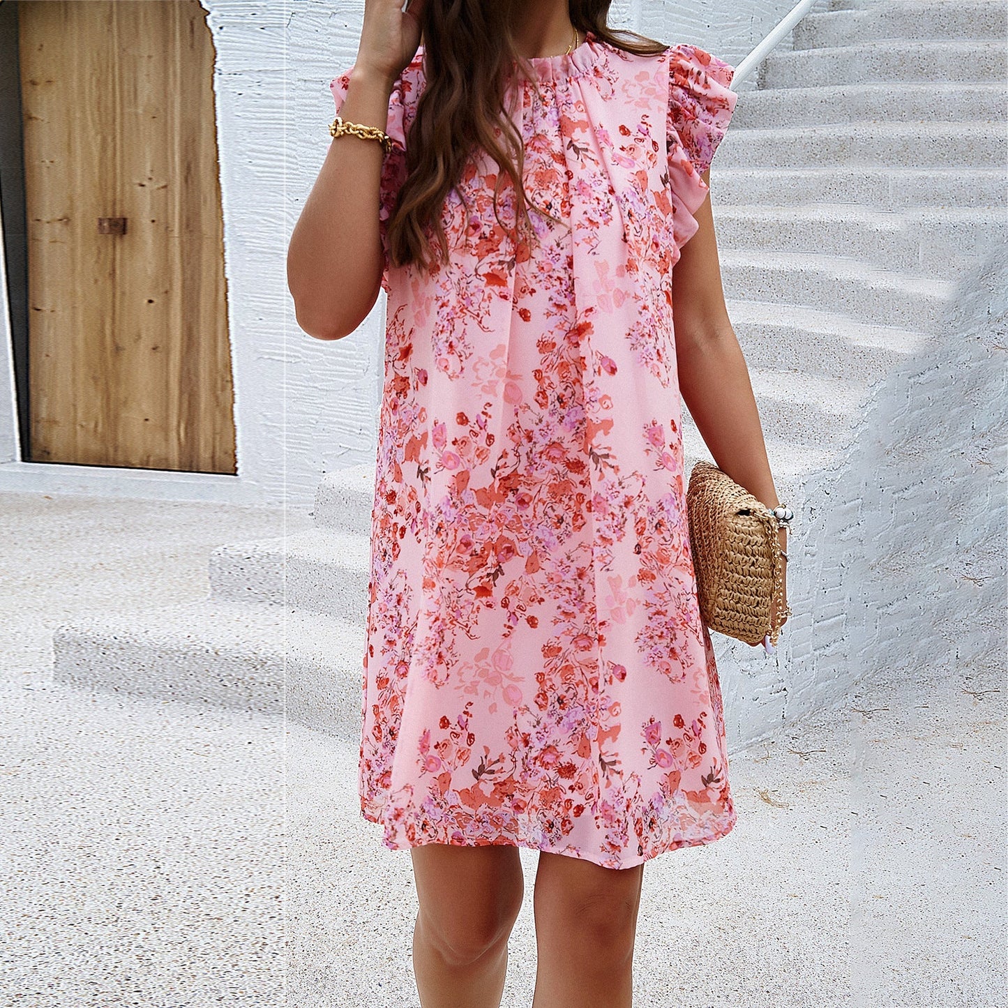 Women's Summer Floral A-Line Dress