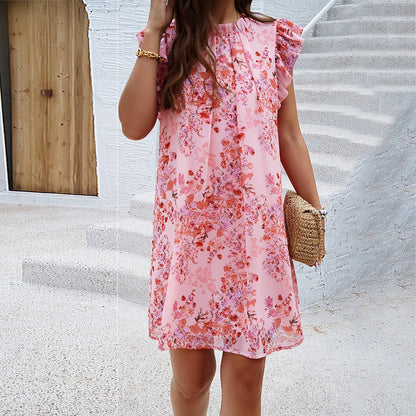 Women's Summer Floral A-Line Dress