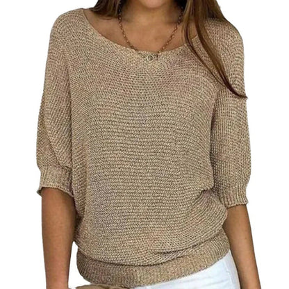 Cozy Carla Soft Pullover Sweater - Olytrend