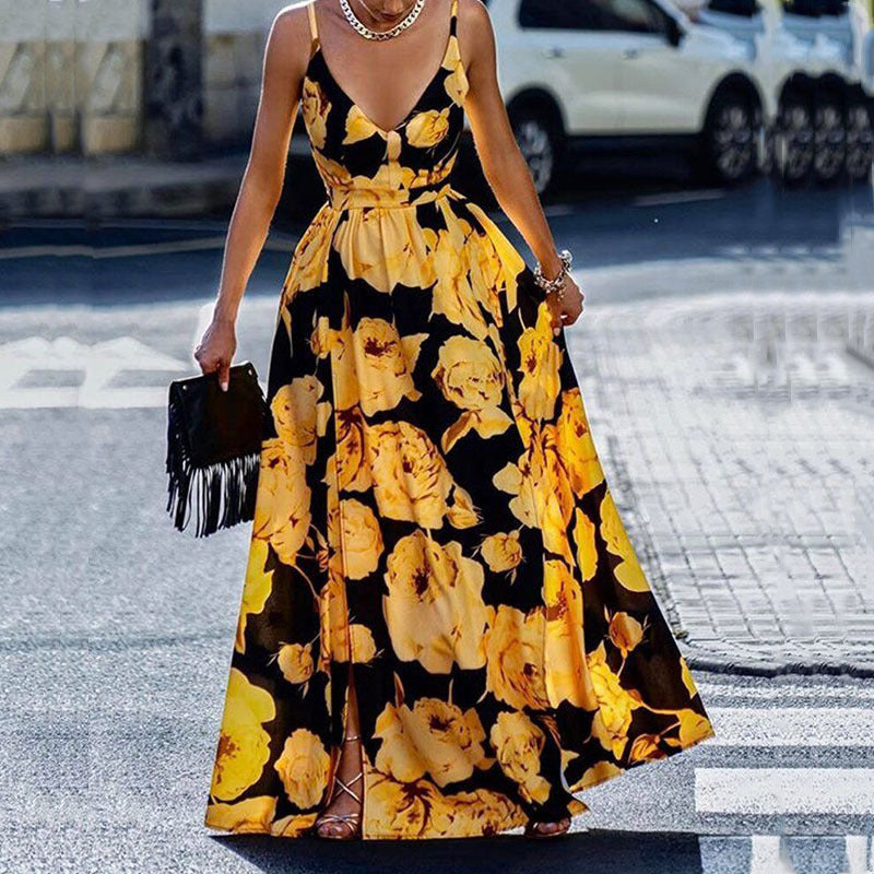 Long Sleeveless Summer Dress for Women