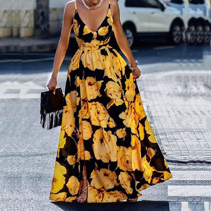 Long Sleeveless Summer Dress for Women
