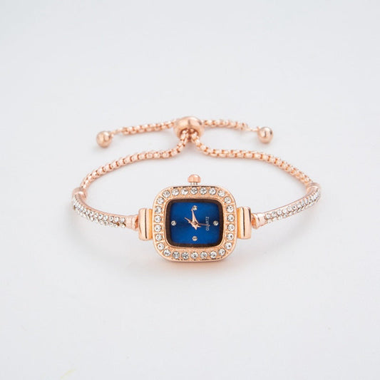 Elegant Crystal Accent Bangle Watch - Nocini