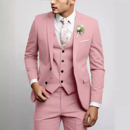 Classic Men's 3 Piece Slim Fit Business Suit