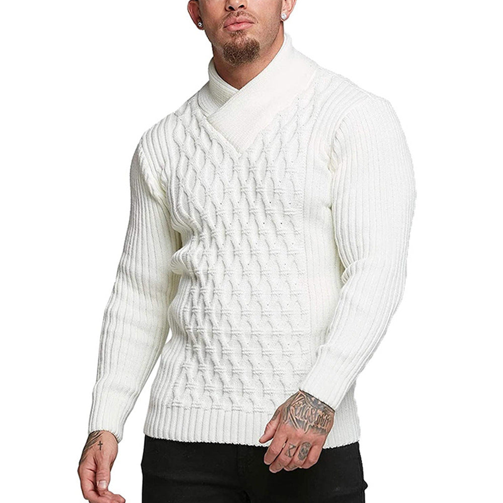 Men's Slim Fit Crew Neck Sweater