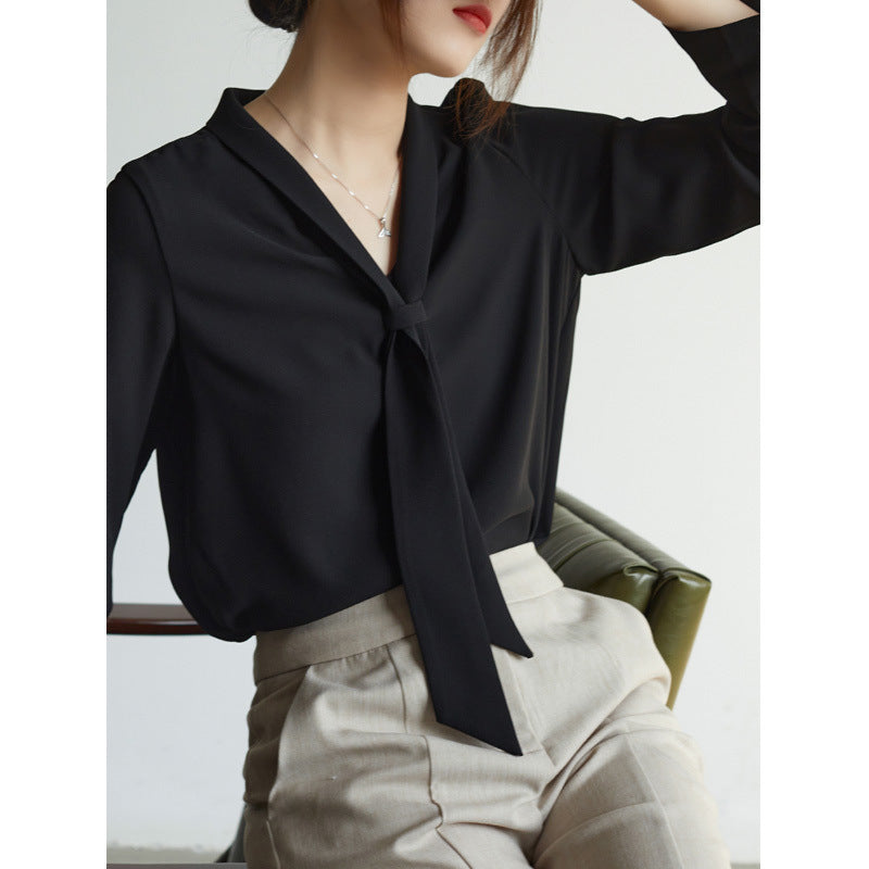 Elegant Silk Necktie Top