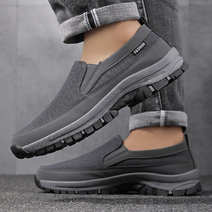 Men's Slip On Shoes - Lightweight Mesh - Cushioned Insoles