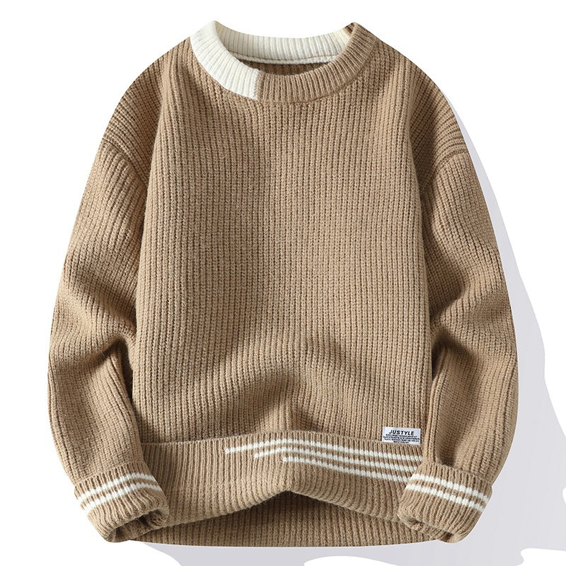 Multicolor Crew Neck Sweater