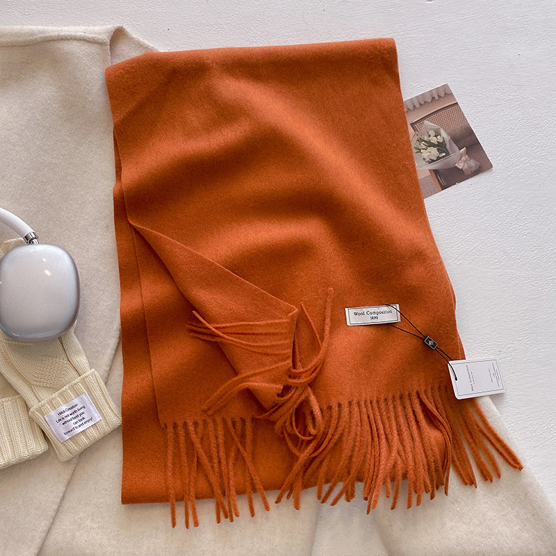 Cozy Lightweight Fringe Scarf Wrap