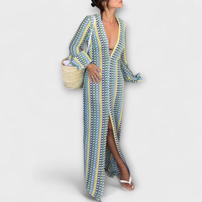 Sunny V-Neck Maxi Dress for Women