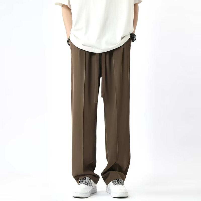 Comfortable Loose Fit High Waist Trousers for Men - Nocini