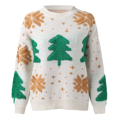Ladies' Festive Holiday Sweater | Soft Knit Design