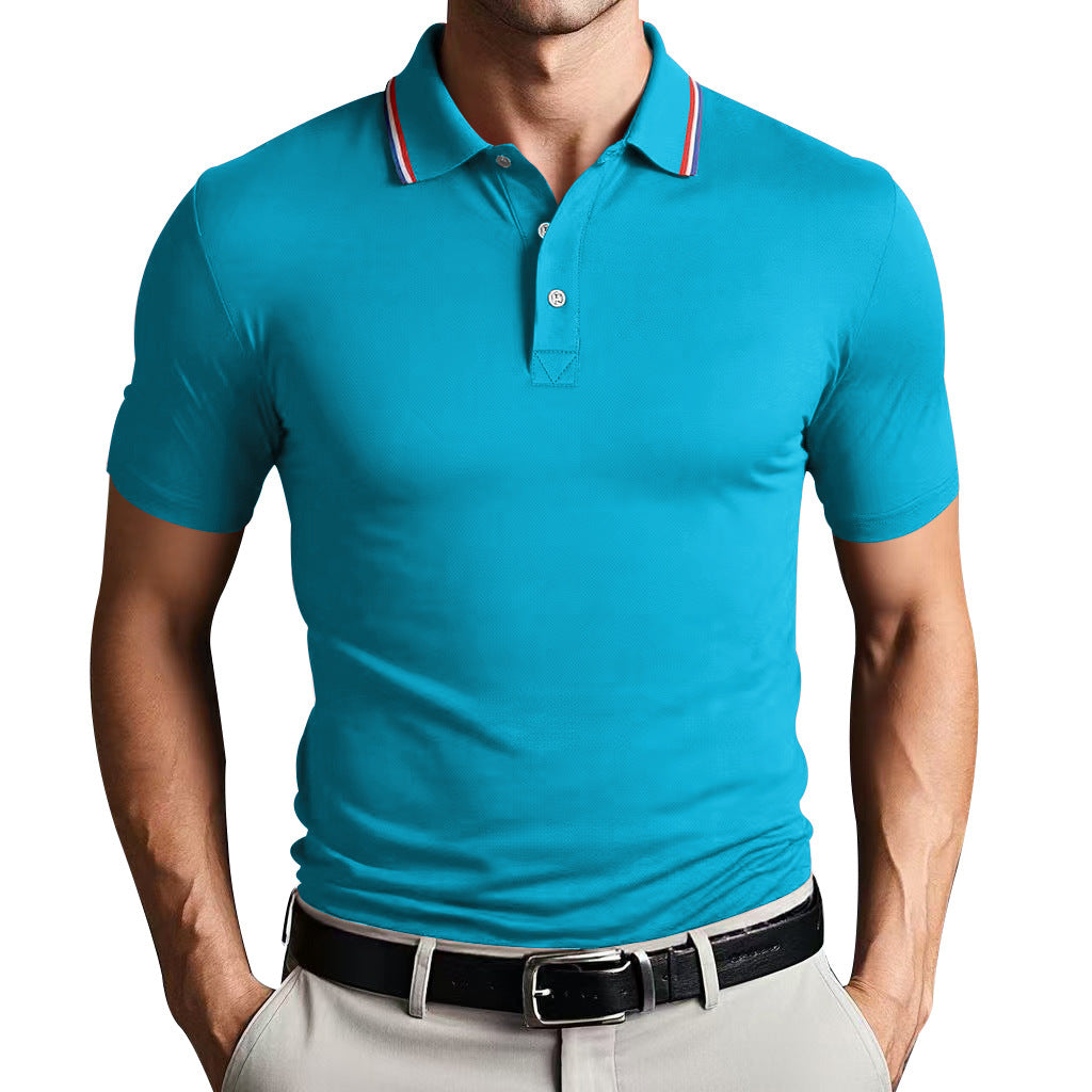 Men's Slim Fit Breathable Polo Shirt