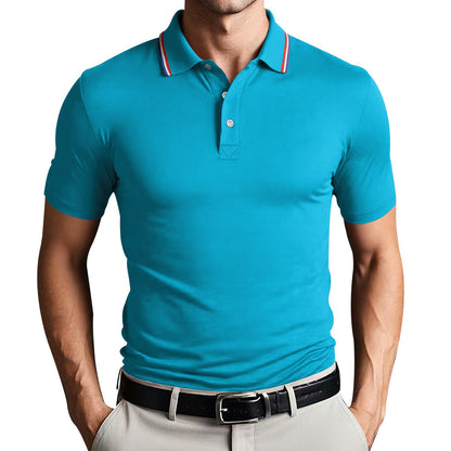 Men's Slim Fit Breathable Polo Shirt