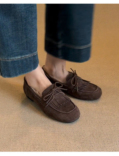 Soft Fuzzy Slippers for Women - Warm Lined Comfort Shoes