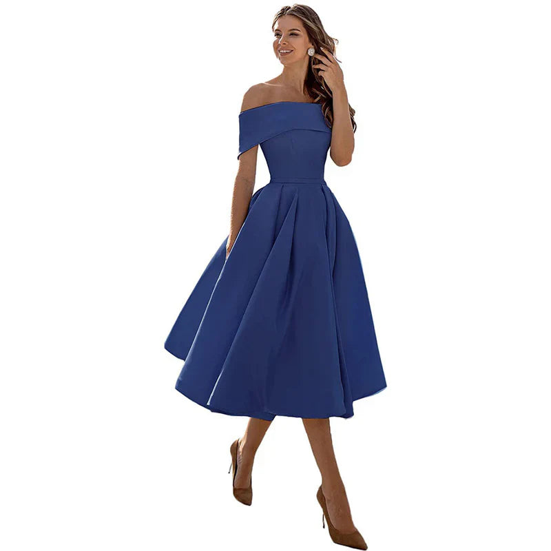 Ladies' Casual Off Shoulder Dress