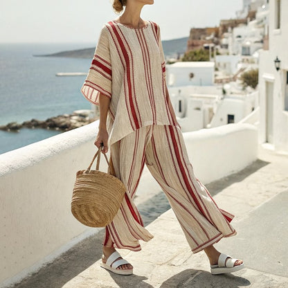 Comfy Women's Tee and Capri Pants Set