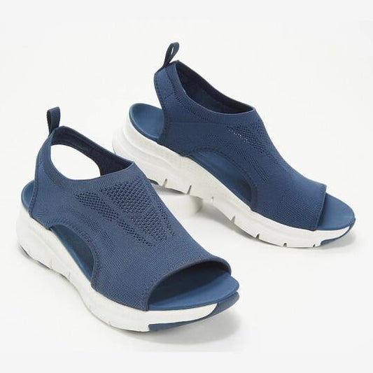 Comfortable Walking Sandals for Women - Cushioned Slip On Shoes - Nocini