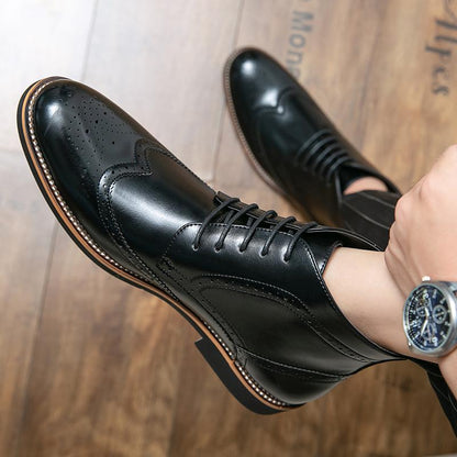 Classic Brown Leather Ankle Boots