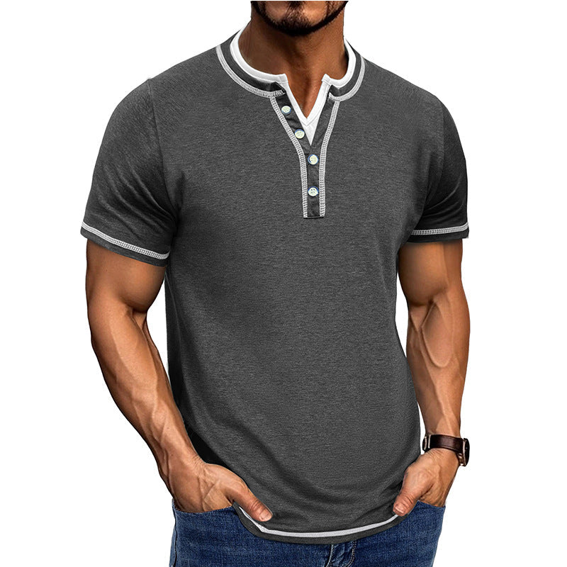 Classic Men's Short Sleeve Casual Tee