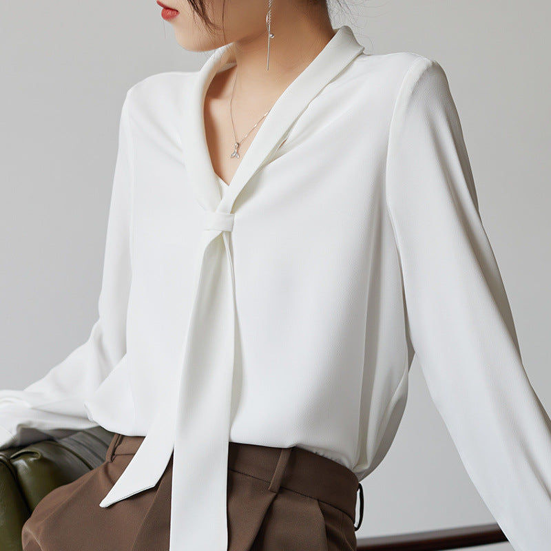 Elegant Silk Necktie Top