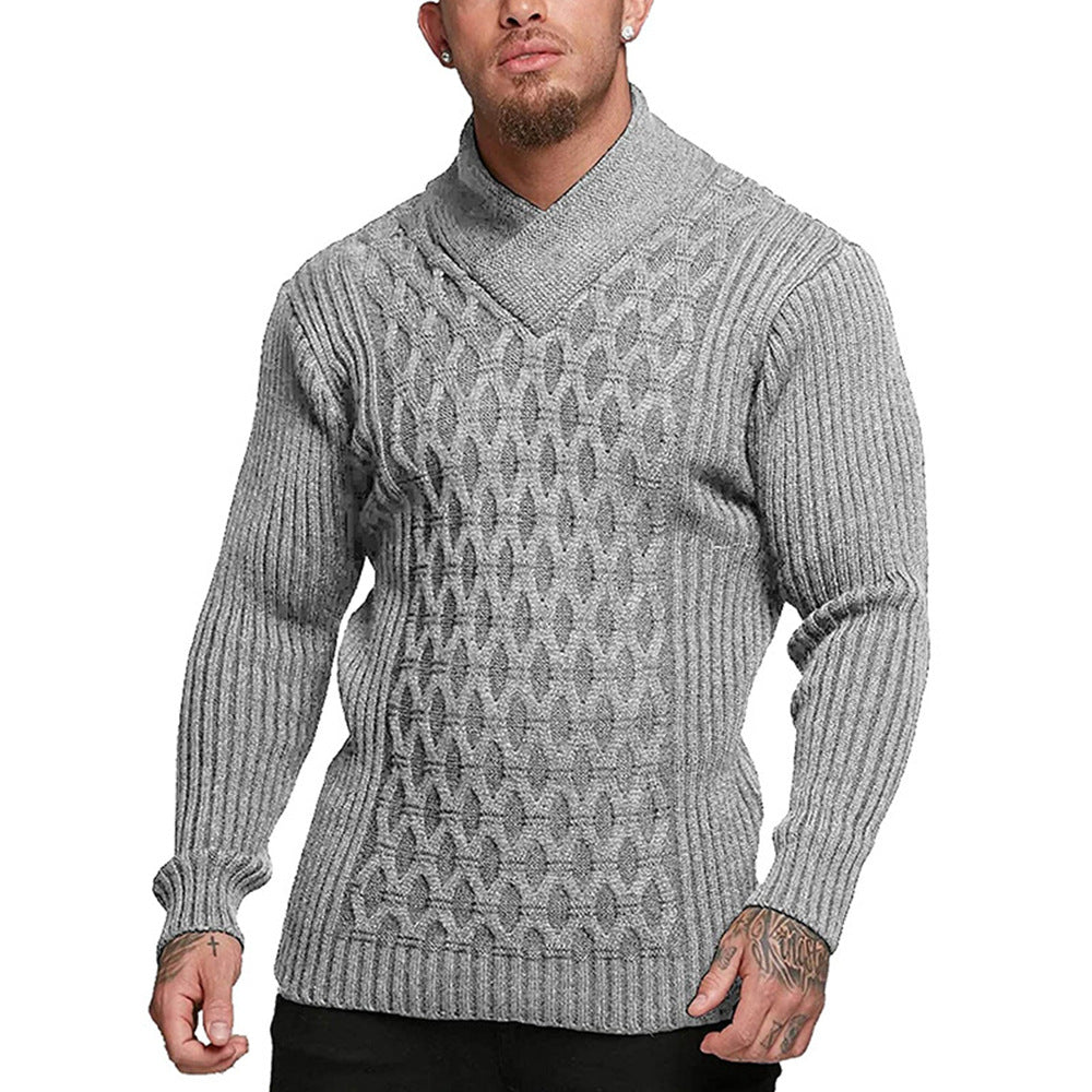 Men's Slim Fit Crew Neck Sweater