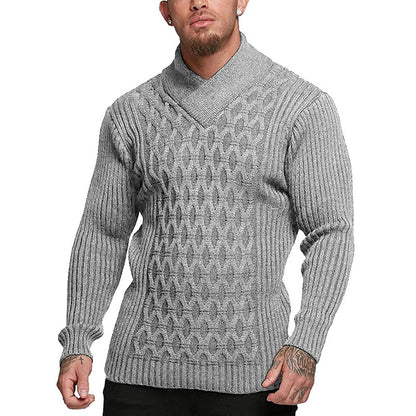 Men's Slim Fit Crew Neck Sweater