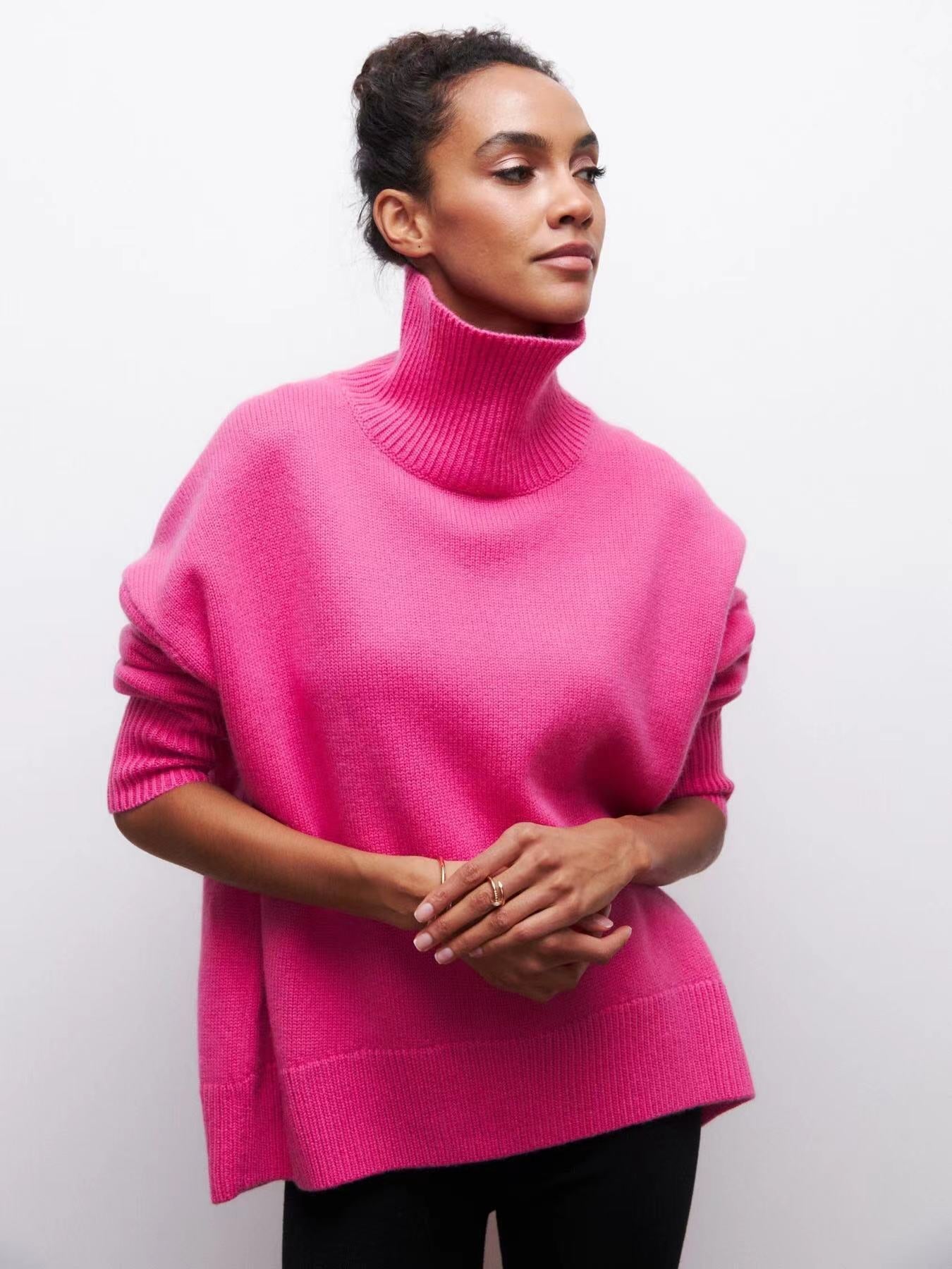 Cozy Women's Crew Neck Jumper Soft Oversized Fit