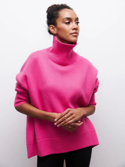 Cozy Women's Crew Neck Jumper Soft Oversized Fit