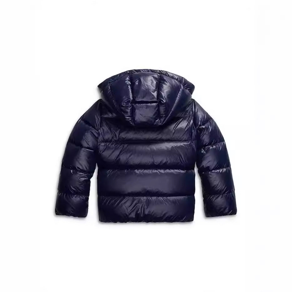 Women's Lightweight Padded Parka with Hood and Pockets
