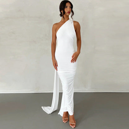Sexy Long Sleeved Women's Party Gown
