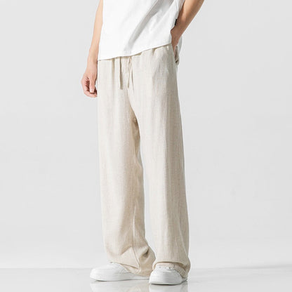 Comfortable Men's Full Length Drawstring Trousers