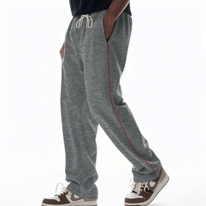 Comfortable Cotton Pants with Elastic Waist and Pockets