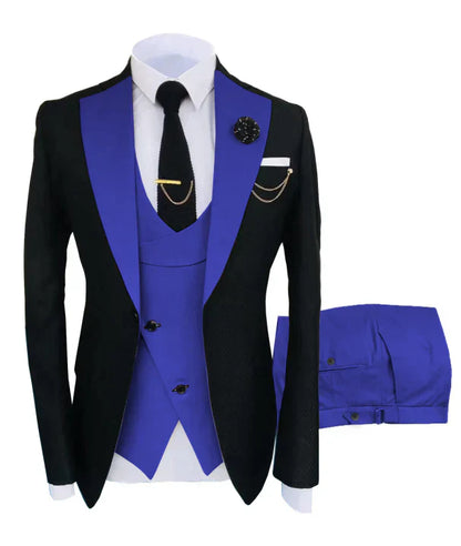 Classic 3 Piece Business Suit for Men