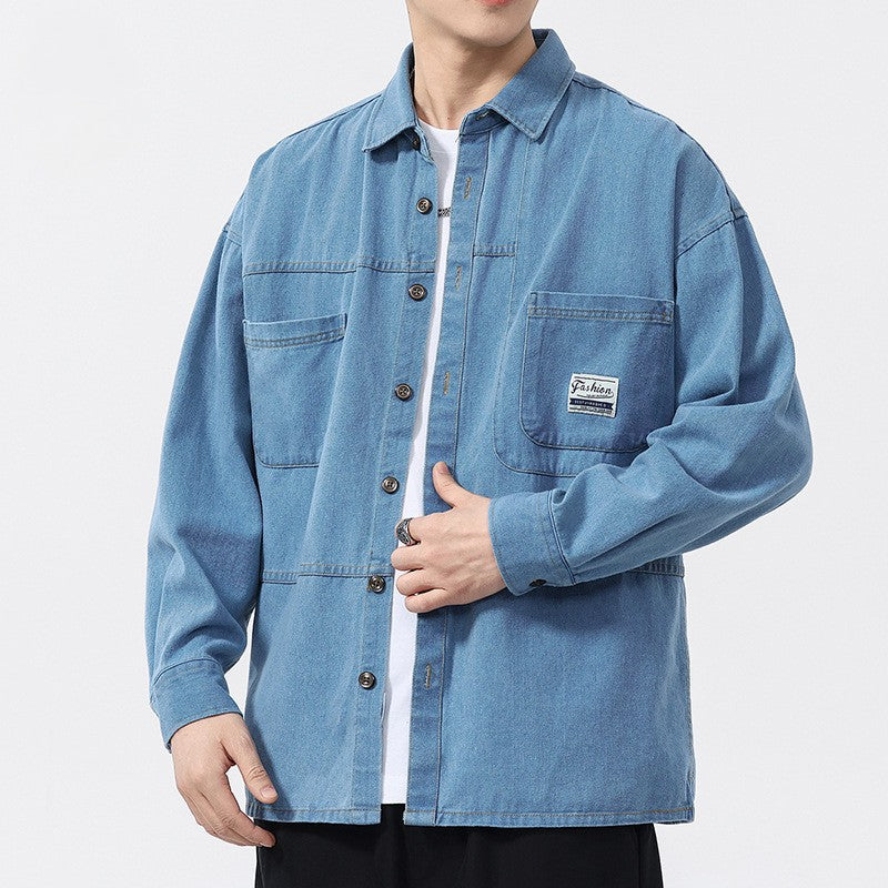 Classic Blue Jeans Shirt - Nocini