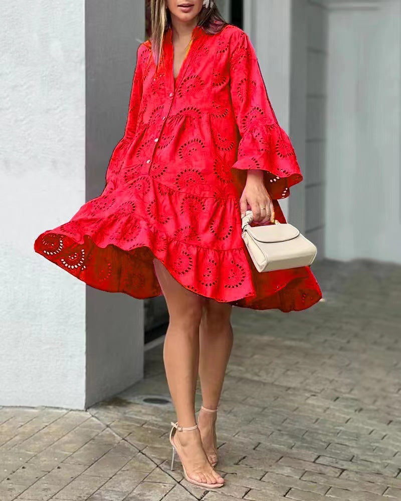 Chic Layered Short Sundress