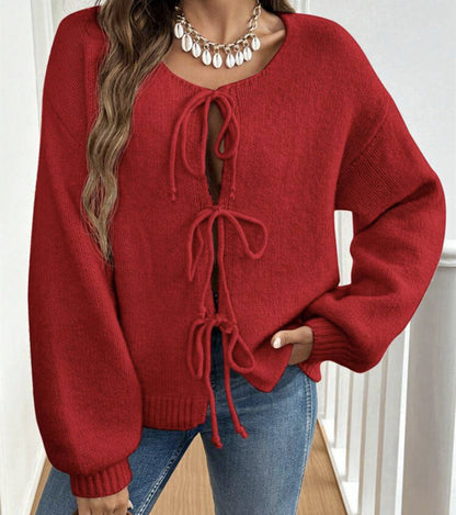 Chic Cable Knit Pullover Sweater