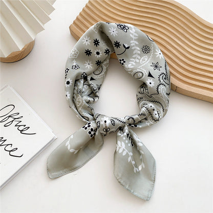 Luxurious Silk Patterned Scarf
