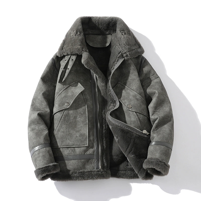 Luxury Biker Sheepskin Jacket