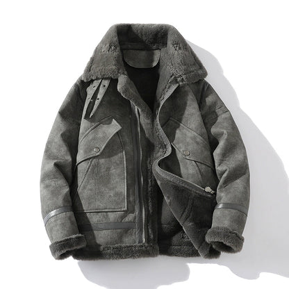 Luxury Biker Sheepskin Jacket