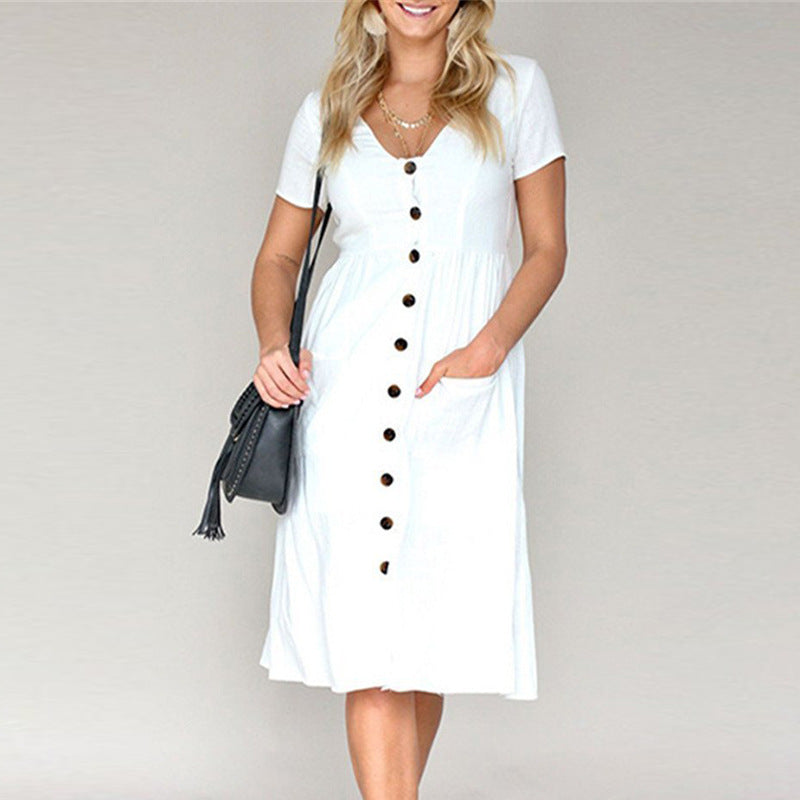 Casual Fit Midi Dress for Women