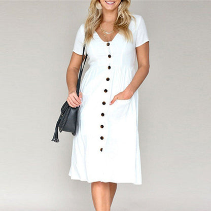 Casual Fit Midi Dress for Women