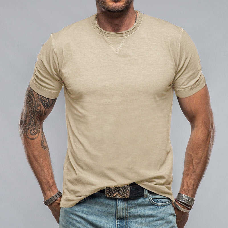 Casual Men's Short Sleeve Soft Tee Shirt